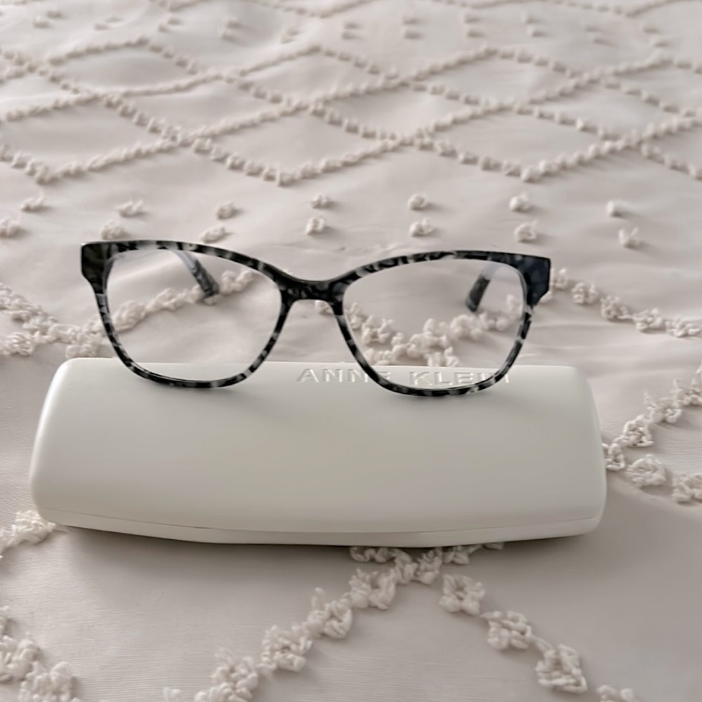 Anne Klein glasses and case